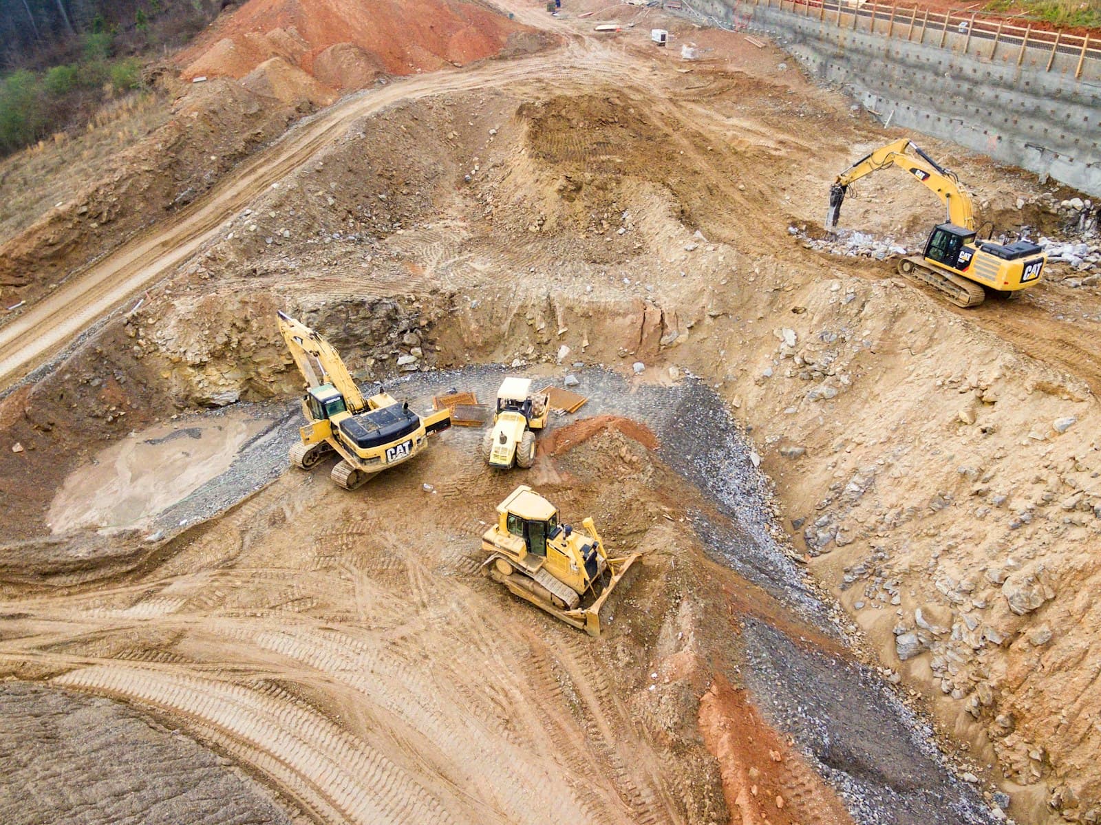 Vista aerea de zona de operaciones — proyecto principal CLADABEYA